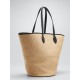 Woven shoulder tote bag - Memoo.com